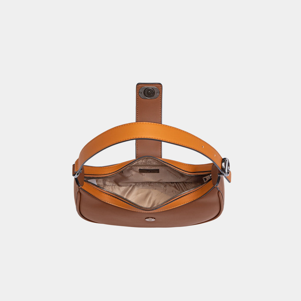 Aria Shoulder Bag in Brown