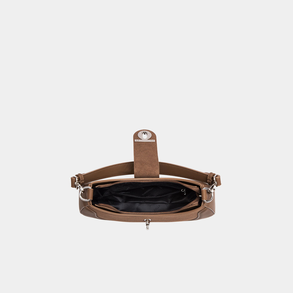 Ava Shoulder Bag in Brown
