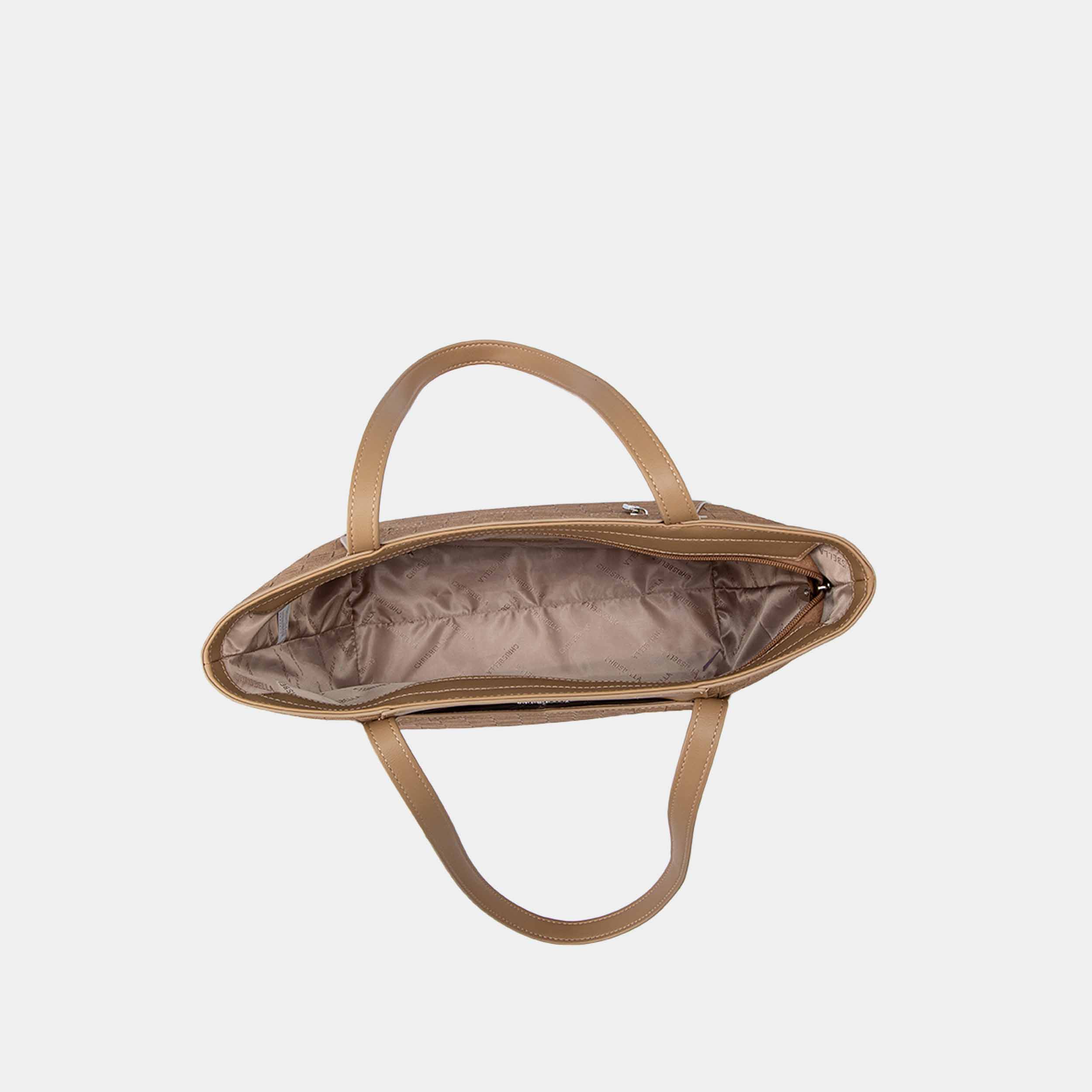 Elara Tote Bage in Brown