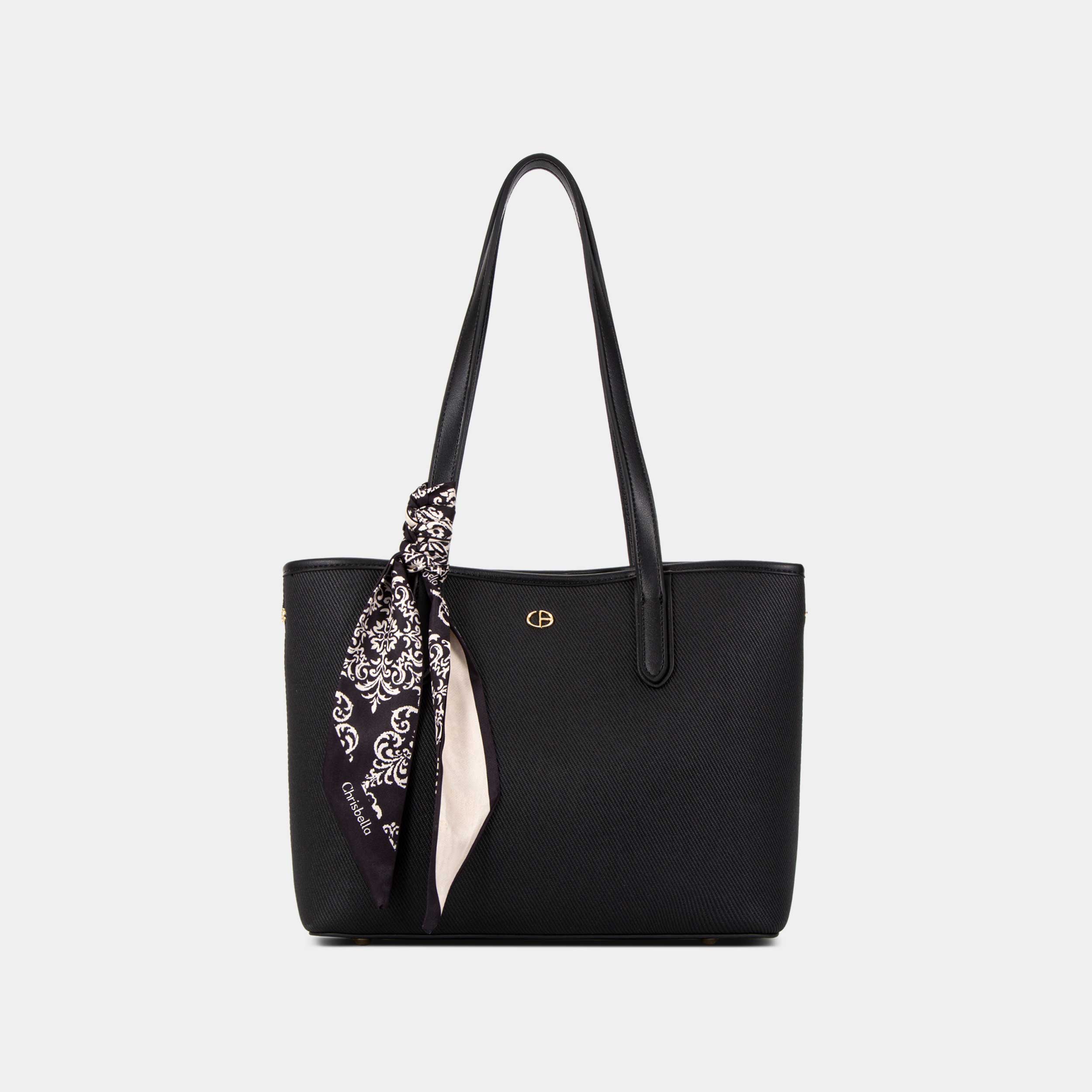 Chrisbella London Amara Tote Bage In Black