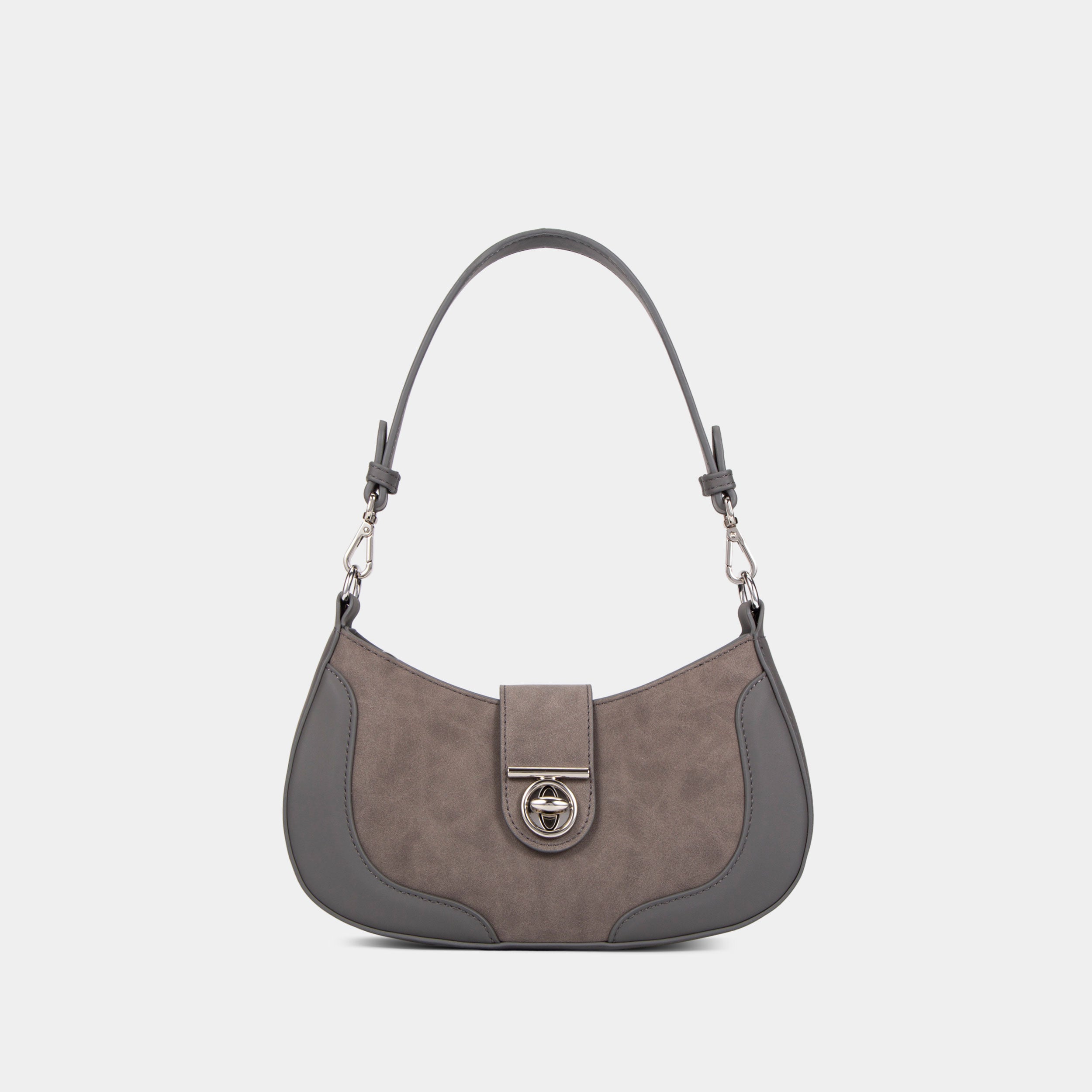 Chrisbella London Ava Shoulder Bag In Grey