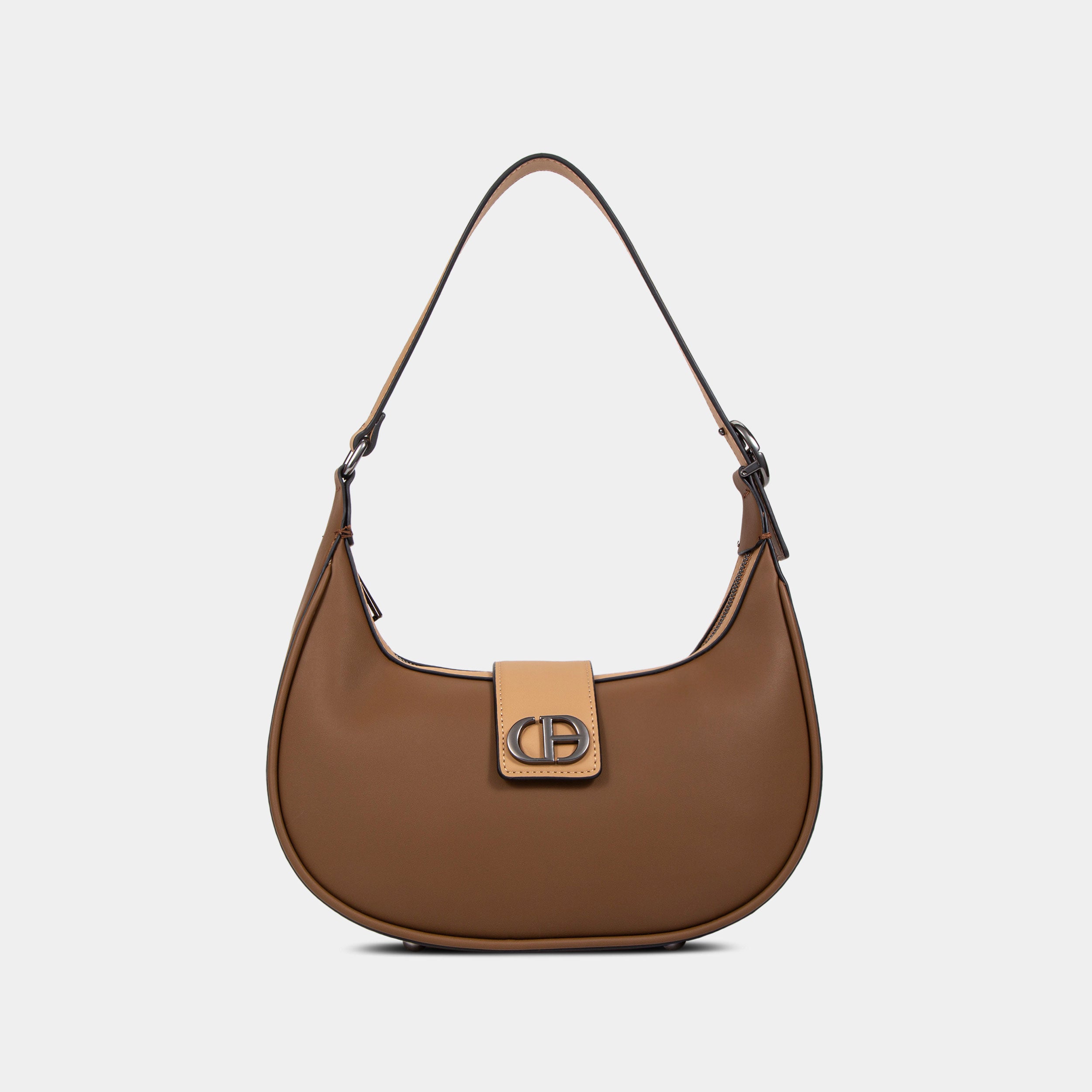 Aria Shoulder Bag in Coffee