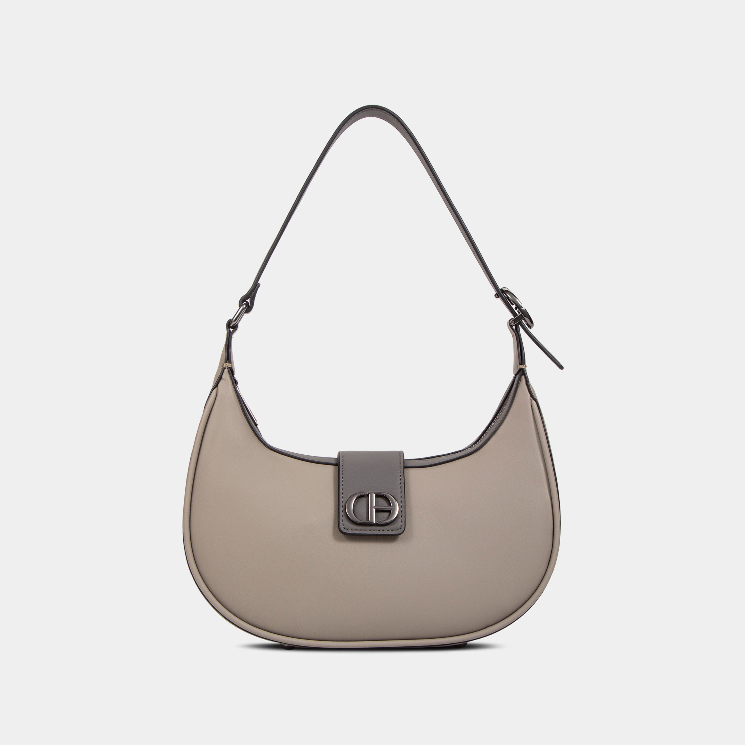 Chrisbella London Aria Shoulder Bag In Grey