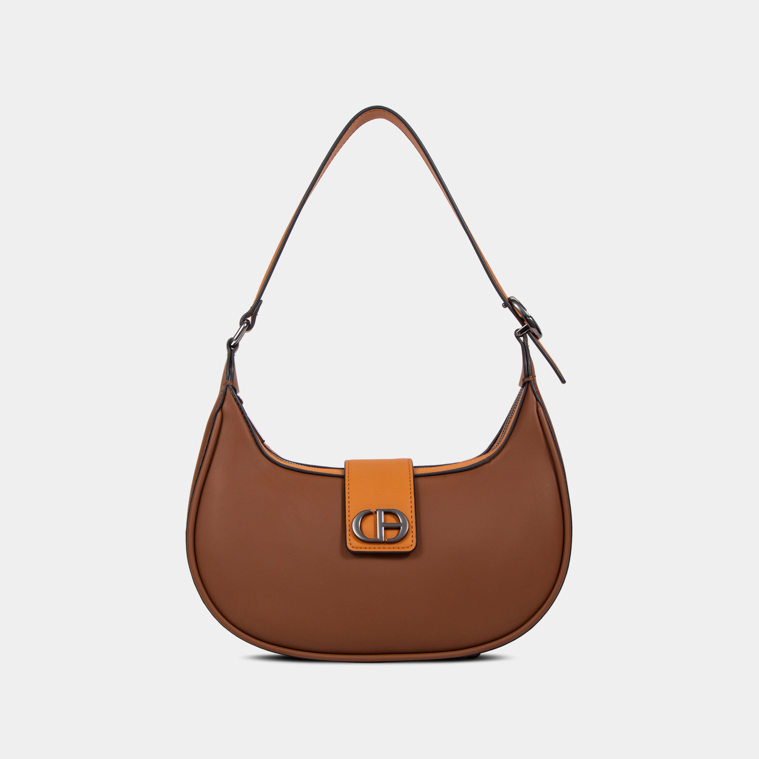 Chrisbella London Aria Shoulder Bag In Brown