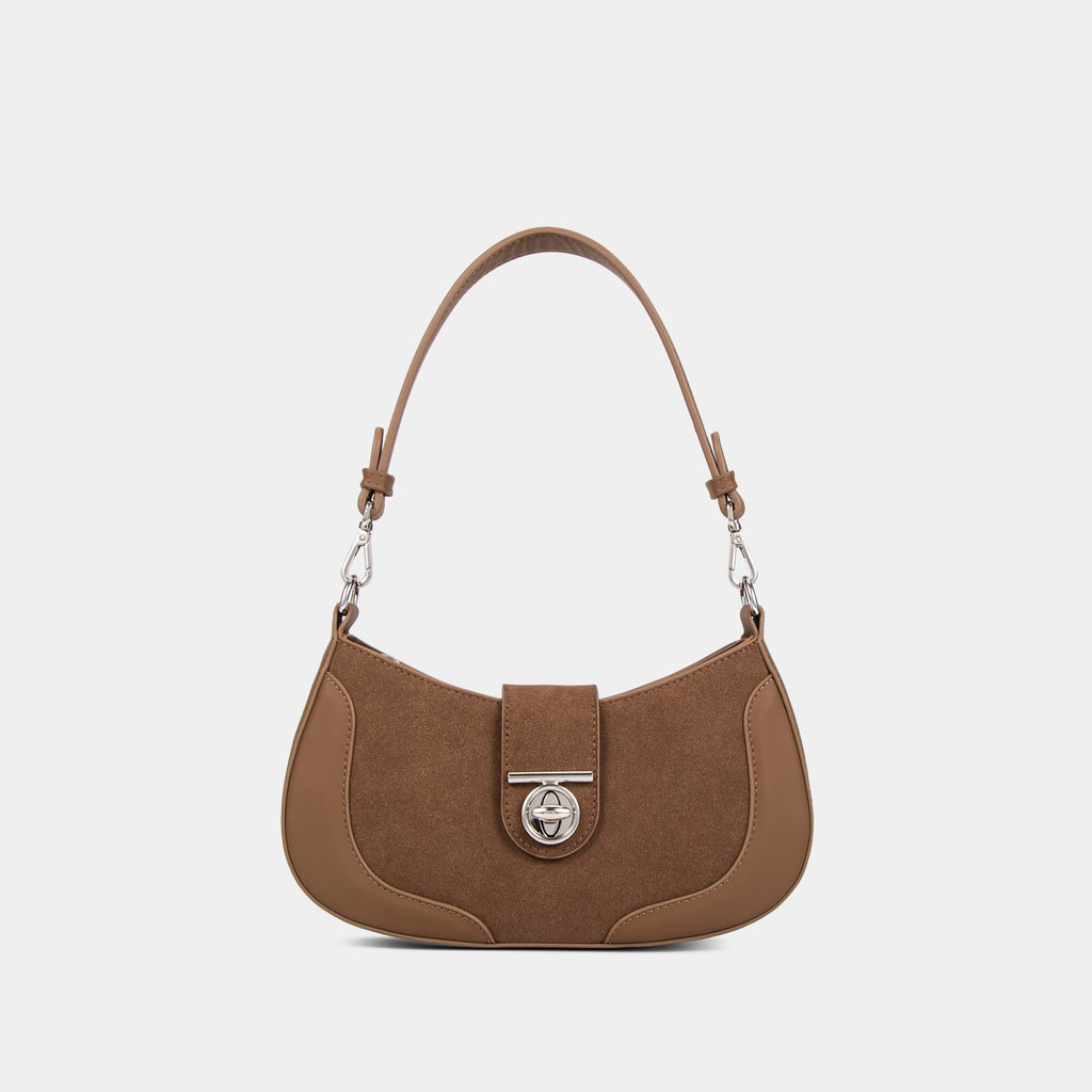 Chrisbella London Ava Shoulder Bag In Brown