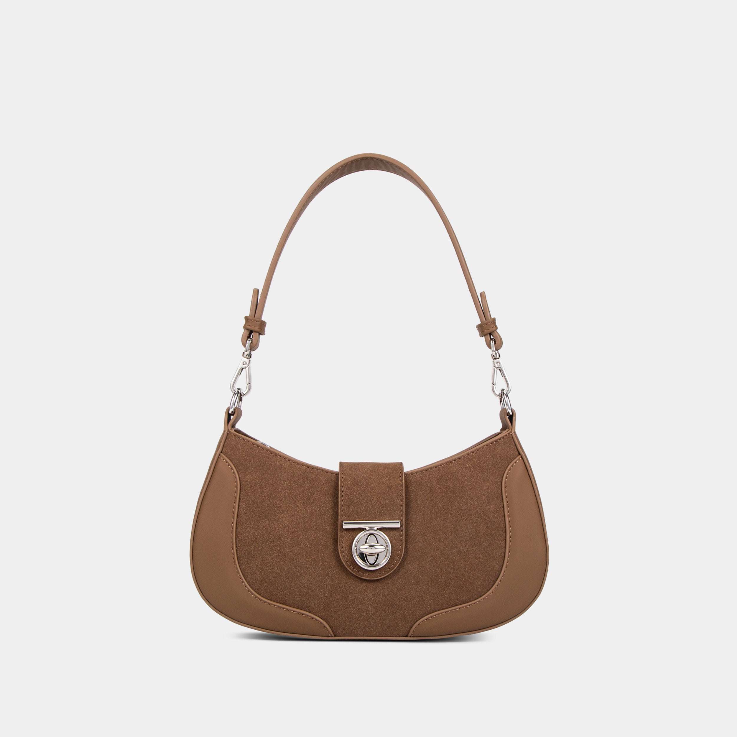 Chrisbella London Ava Shoulder Bag In Brown