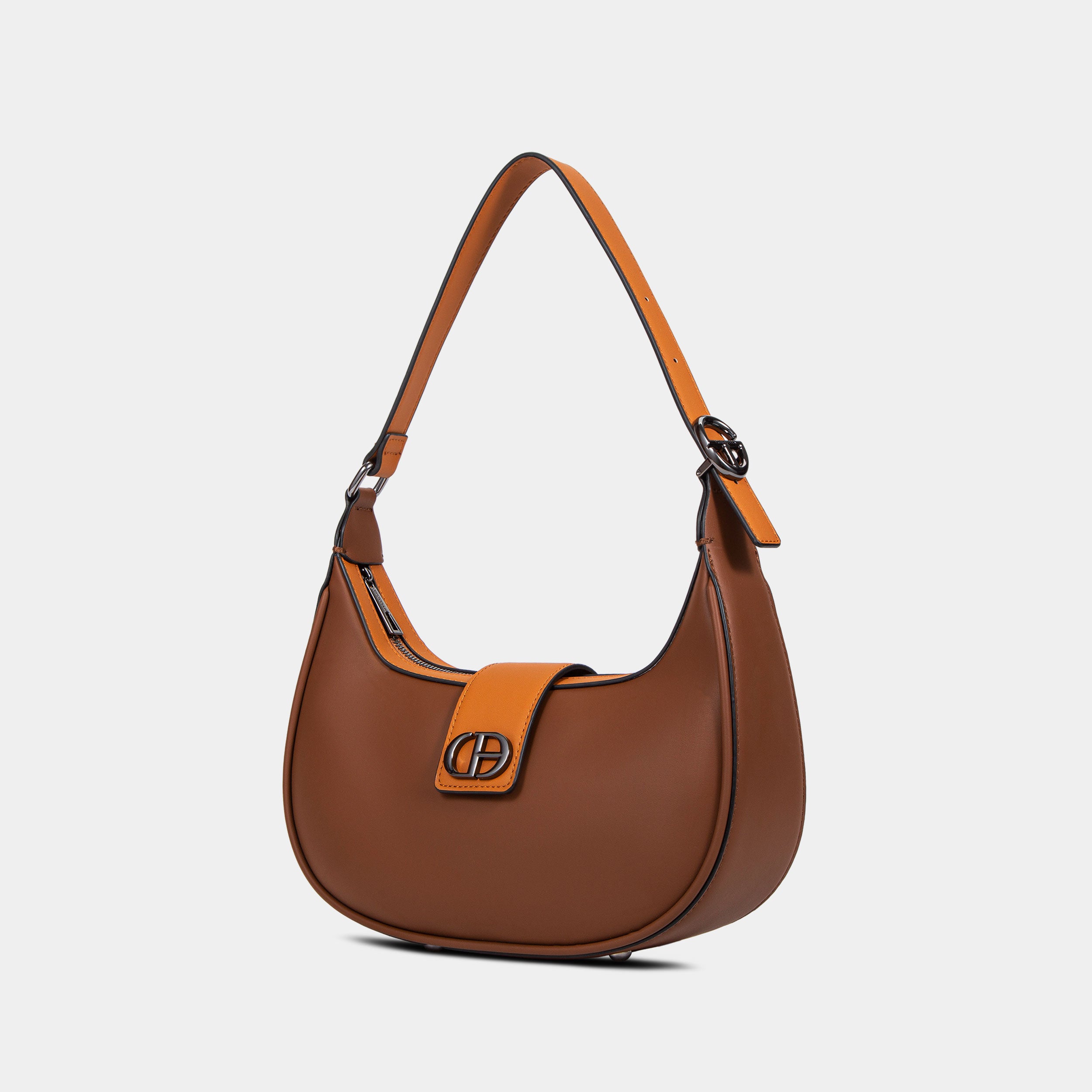 Aria Shoulder Bag in Brown