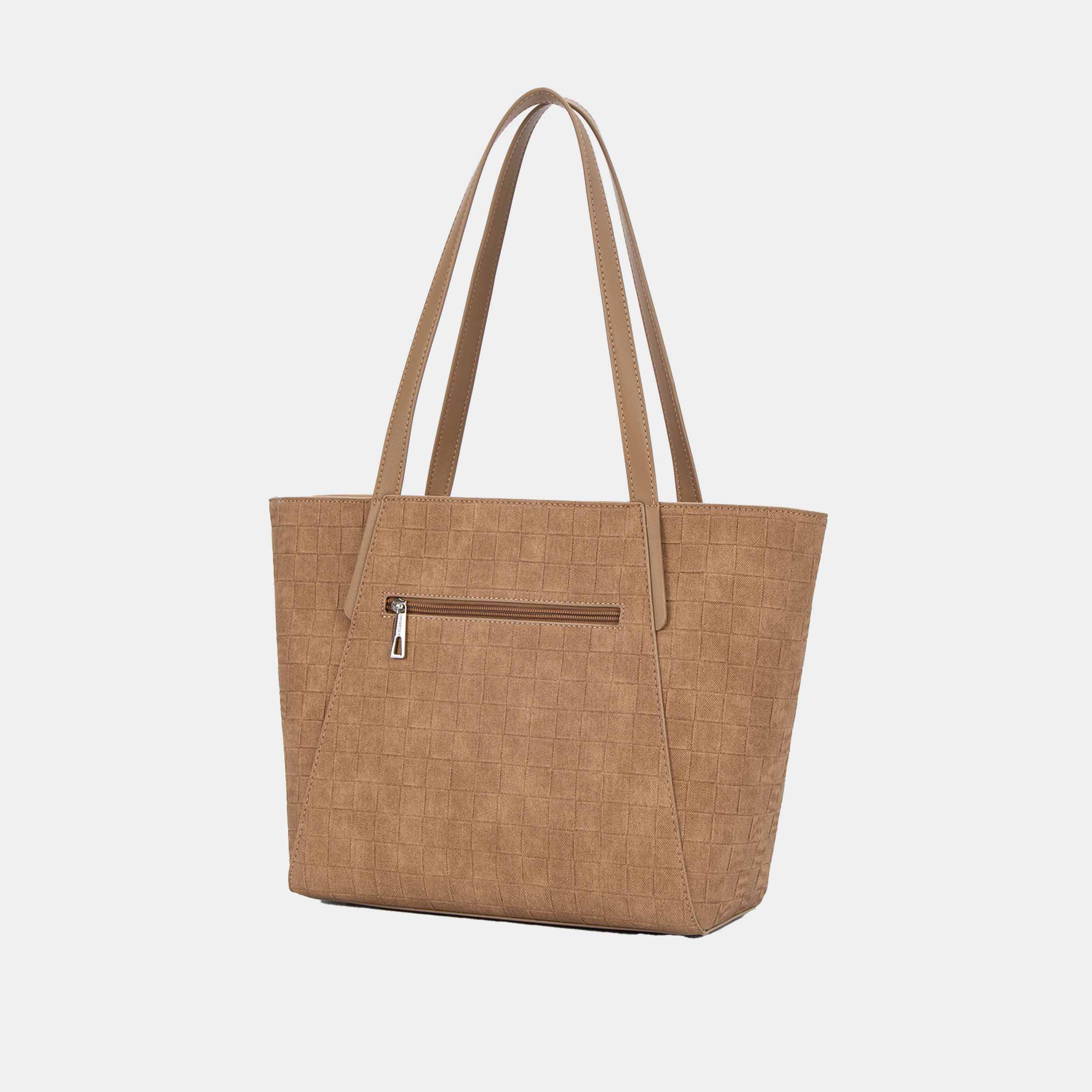 Elara Tote Bage in Brown