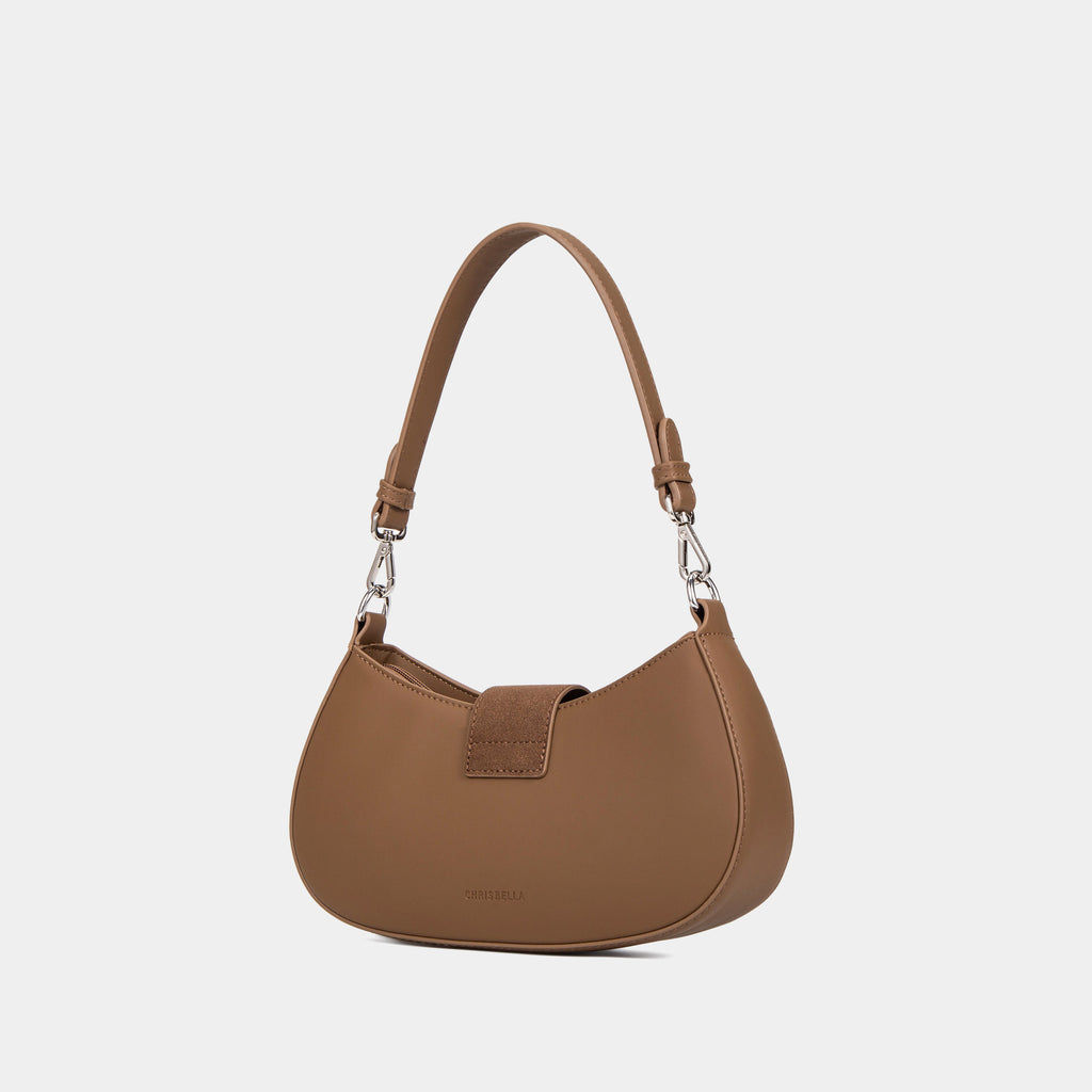 Ava Shoulder Bag in Brown